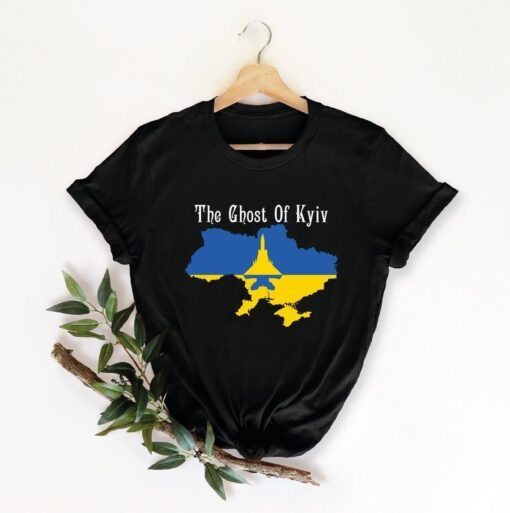 Stop Putin The Ghost Of Kyiv Pray For Ukraine T-Shirt