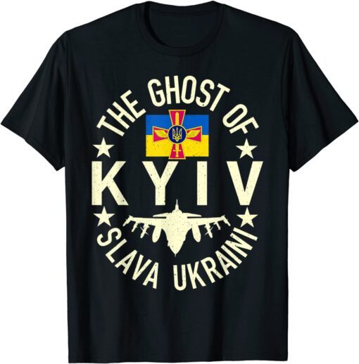 The Ghost of Kyiv, I Stand With Ukraine, Support Ukraine Tee Shirt