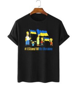 The Simpsons I stand with Ukraine Peace Ukraine Shirt