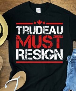 Trudeau Must Resign Freedom Convoy 2022 Tee Shirt