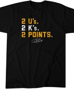 Tuukka Rask Two U's Two K's Two Points Tee Shirt