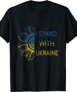 Ukraine Flag Sunflower, Ukrainian Support Lover Peace Ukraine Shirt