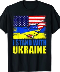 Ukraine I Stand With Ukraine Ukrainian Flag Support Peace Ukraine Shirt
