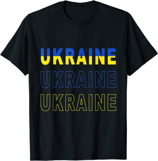 Ukraine Pride I Stand With Ukraine Peace Ukraine T-Shirt