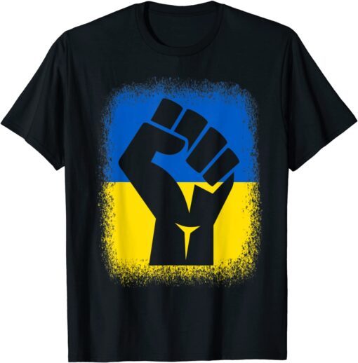 Ukrainian Flag Stand With Ukraine DNA Peace Ukraine T-Shirt