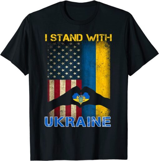 Ukrainian Lover I Stand With Ukraine Flag Ukrainian Peace Ukraine Shirt
