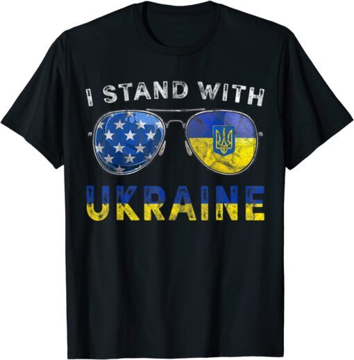 Fuck Putin Ukrainian Lover I Stand With Ukraine Sunglasses Shirt