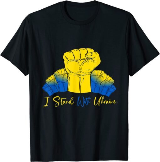 Ukrainian Lover I Stand With Ukraine Support Ukrainian Ukraine Strong T-Shirt