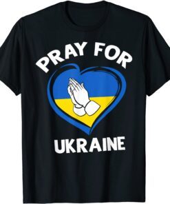 Ukrainian Lover Pray For Ukraine Heart Stop War Shirt