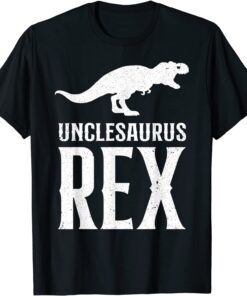 Uncle Unclesaurus T Rex Dinosaur Cool Uncle Saurus Tee Shirt