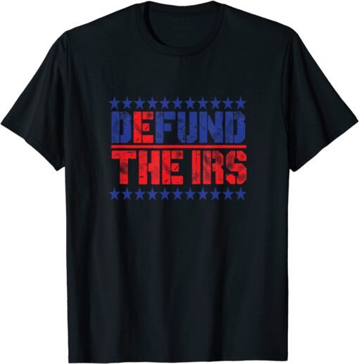 Vintage Defund The IRS Tee Shirt