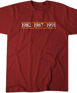 Washington Football Glory Years Tee Shirt