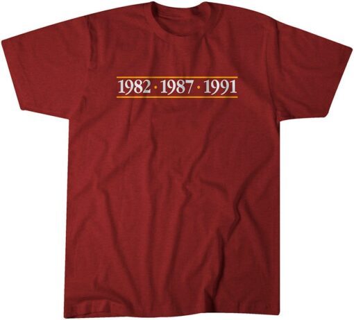 Washington Football Glory Years Tee Shirt