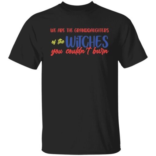 We are the granddaughters of the witches you couldn’t burn Tee shirtWe are the granddaughters of the witches you couldn’t burn Tee shirt