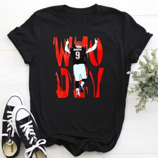 Who Dey Joe Burrow 9 Cincinnati Bengals 2022 Shirt