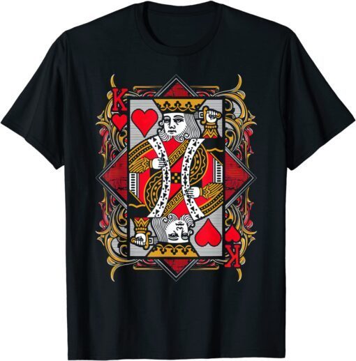 1 of 2 King and Queen Matching Poker Tee Shirt