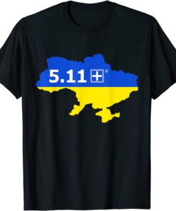 5.11 Ukraine Flag President Zelensky Free Ukraine T-Shirt
