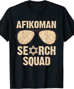 Afikoman Search Squad Passover Seder Sunglasses Tee Shirt