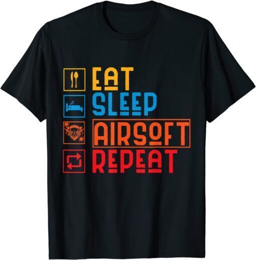 Airsoft Player Paintball Airsoft Team Tee Shirt