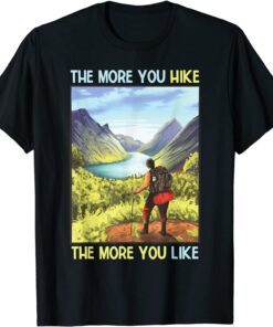 Art Outdoor Hiking Graphic Camping In Mountains Or Nature Tee Shirt