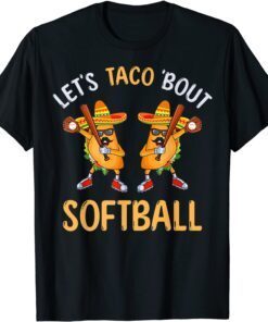 Let's Taco Bout Softball Taco Dabbing Cinco de Mayo Premium Tee T-Shirt