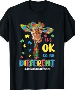 Autism Awareness Acceptance Its Ok To Be Different Tee Shirt