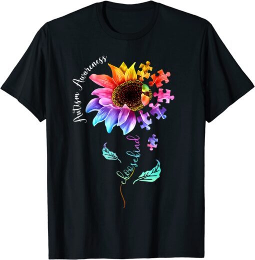 Autism Awareness Teacher Choose Kind Tee Shirt