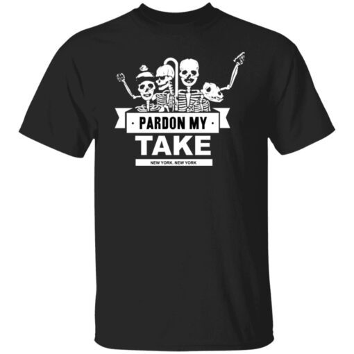 Barstool Sport Pardon My Take Skeletons Tee Shirt