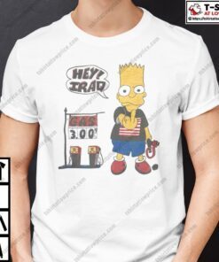 Bart Simpson Hey Iraq Gas 3.00 Tee Shirt