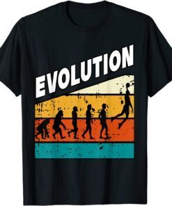 Basketball Evolution of a Human to Basketball Player Tee Shirt