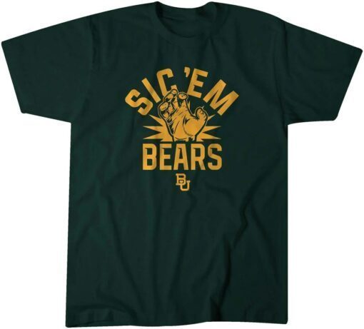 Baylor Sic 'Em Bears Tee Shirt