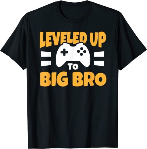 Big Brother Leveled Up Toddler Controller Tee Shirt