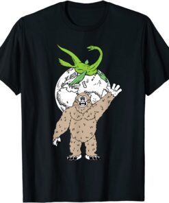 Bigfoot Lochness Earth Day Save The planet Environmentalist T-Shirt