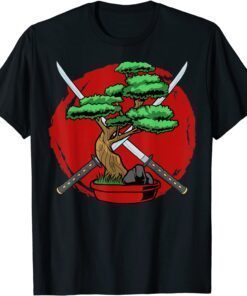 Bonsai Tree Japanese Gardening - Bonsai Tree Katana Japanese Tee Shirt