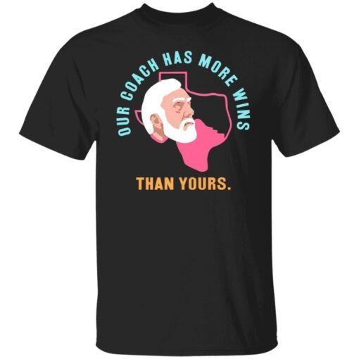 Campeche Collective Store Our Coach Has More Wins Than Yours Tee shirt