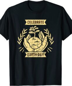 Celebrate World Earth Day Conservation Planet Vintage T-Shirt