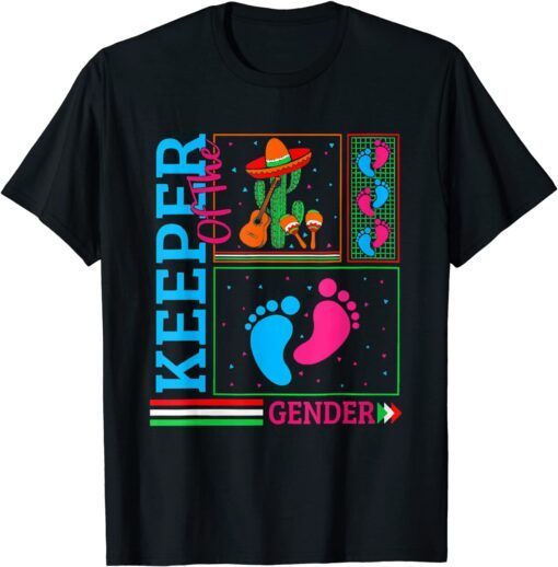 Cinco De Mayo Keeper of the Gender Baby Shower Party Tee Shirt