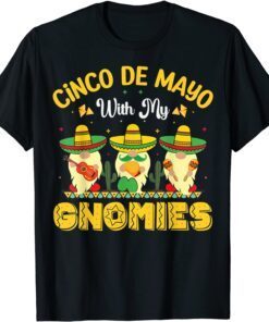 Cinco De Mayo With My Gnomies, Happy Mexican Fiesta Party T-Shirt