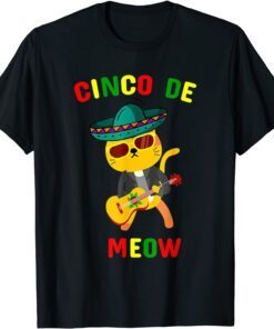 Cinco De Meow Pinata Party Happy Cinco De Mayo Tee Shirt