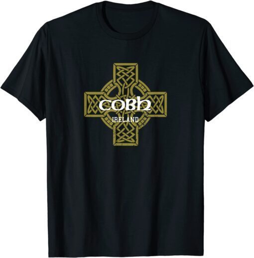 Cobh Cork Ireland Vintage Celtic Cross Tee Shirt