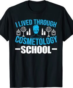 Cosmetology Graduate Proud Goal Life Licensed Cosmetologist T-Shirt