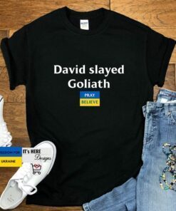 David Slayed Goliath Support Ukraine Peace Ukraine shirt