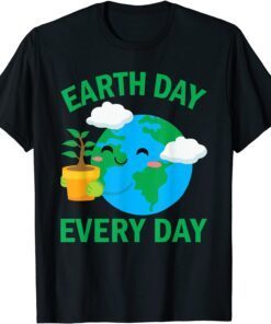 Earth Day Everyday Rainbow There is no Planet B Tee Shirt