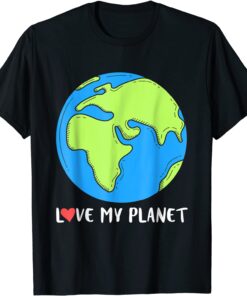 Earth Day Save The Planet Green Planet Love Recycle Tee Shirt