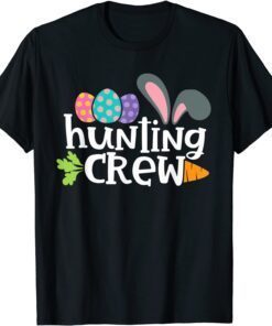 Easter Egg Hunting Crew Retro Happy Easter Tee Shirt