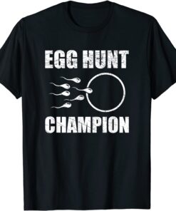 Egg Hunt Champion Dad Easter Pregnancy Announcement Tee Shirt