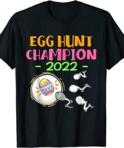 Egg hunt champion 2022 Easter Pregnancy Announcement Tee Shirt