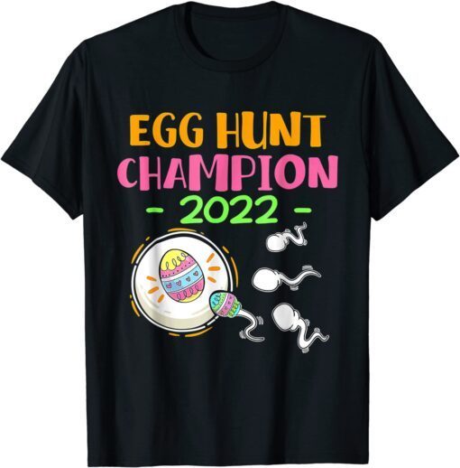 Egg hunt champion 2022 Easter Pregnancy Announcement Tee Shirt