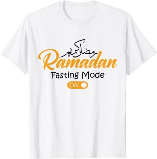 Fasting Mode Ramadan On Cool Islamic fasting Tee Shirt