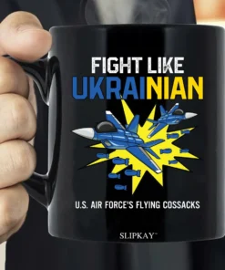 Fight Like Ukrainian Love Ukraine Mug